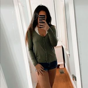 American eagle soft and sexy blouse